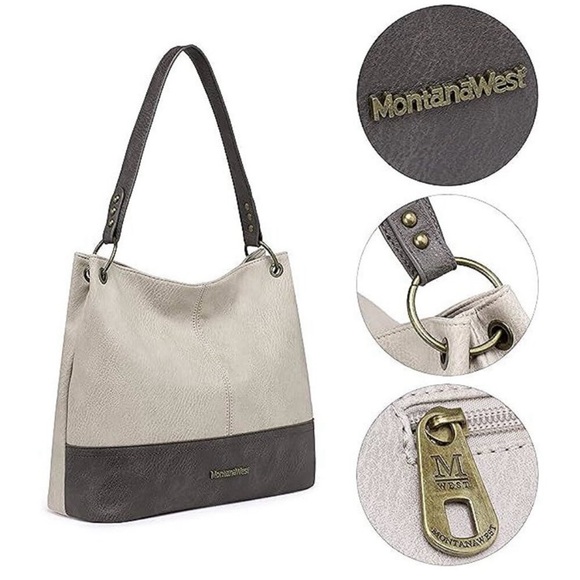 Montana West Hobo Tote Bag Purse - Picture 16 of 16